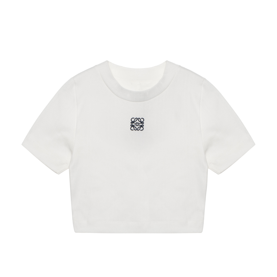 LOEWE LOEWE 2000s Anagram embroidered T shirt
