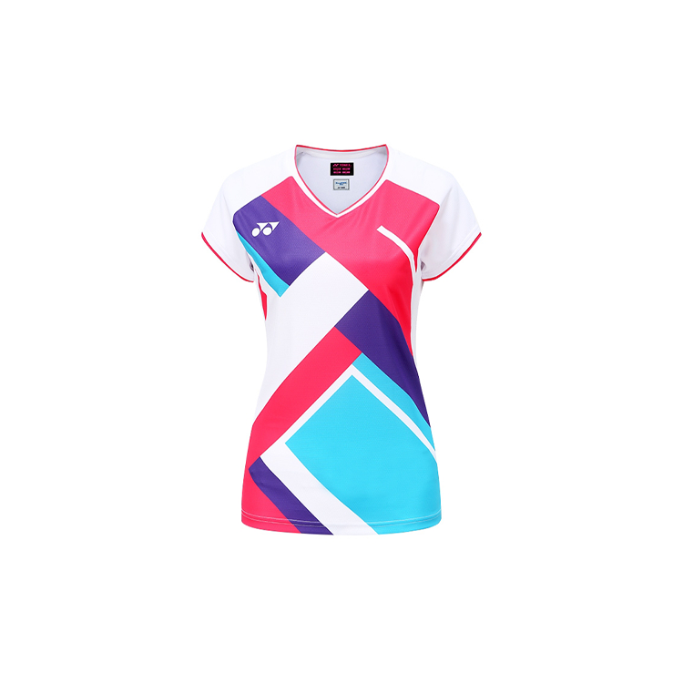 YONEX T Shirts Women's V Neck Moderate