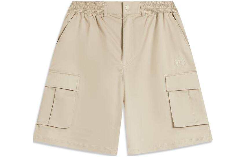 Li-Ning Li Ning Sports Trendy Collection Casual Shorts Unisex Oxford Brown