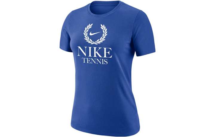 Nike Nike T Shirts Women's Blue Crew Neck Moderate Straight Fit