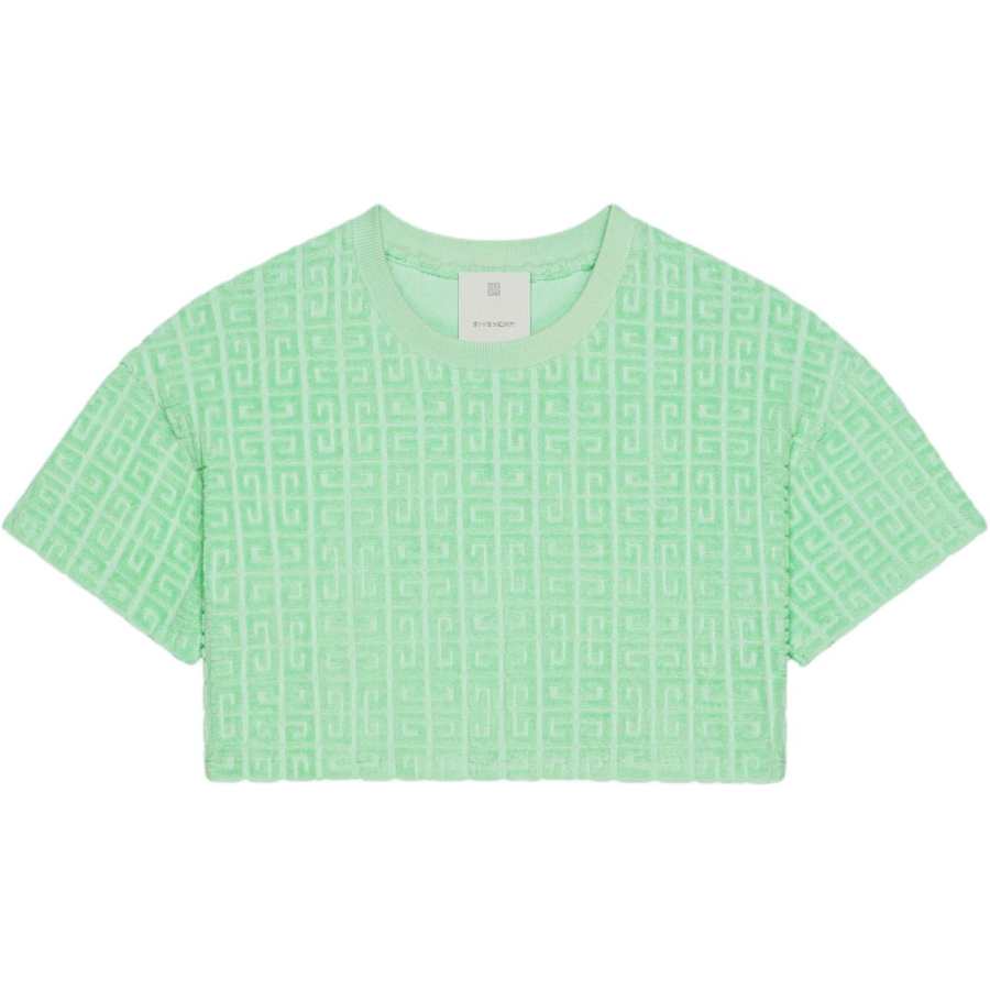 Givenchy Givenchy 4G Jacquard Cropped Knit Top