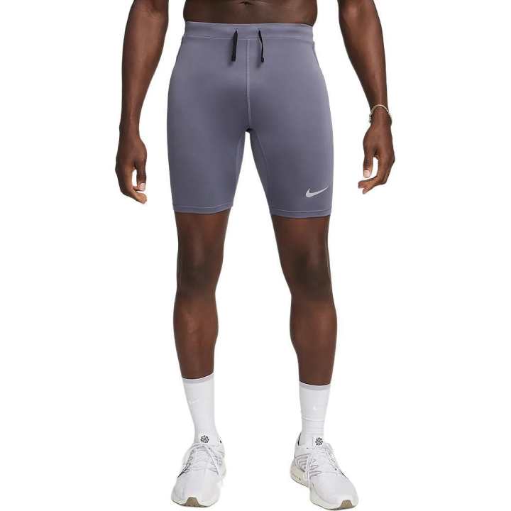 Nike Nike Dri FIT Brief Lined Running 1/2 Length Tights Sports Shorts Men's Purple
