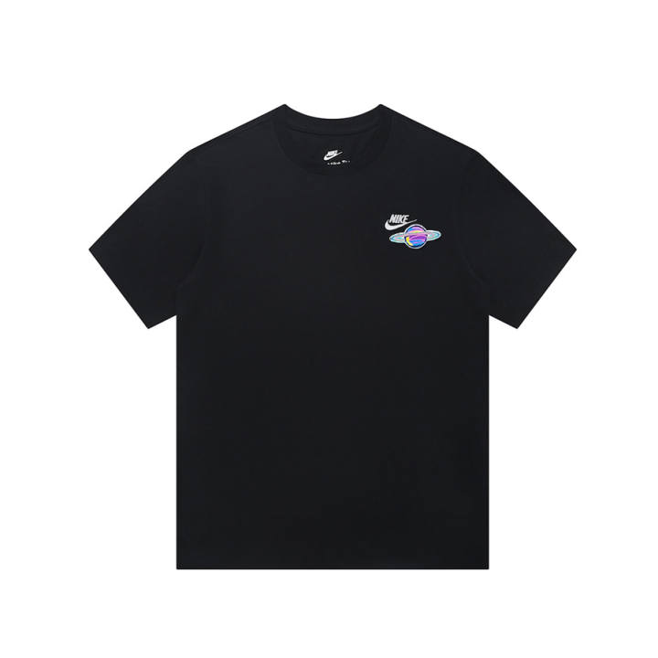 Nike Nike T Shirts Unisex Black Crew Neck Moderate Straight Fit