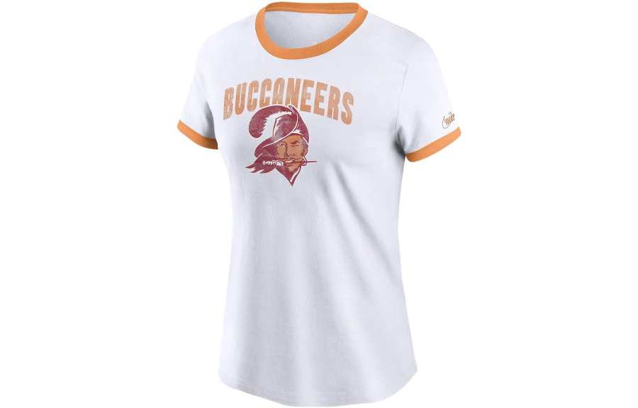 Nike Nike T Shirts Women's White Crew Neck Moderate Straight Fit