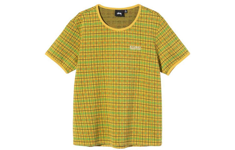 Stussy T Shirts Women's Crew Neck Moderate Straight Fit