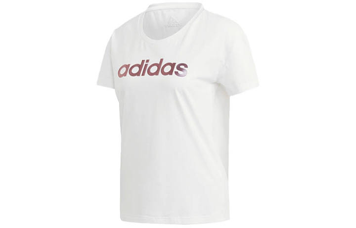 Adidas Adidas T Shirts Women's White Crew Neck Moderate Straight Fit