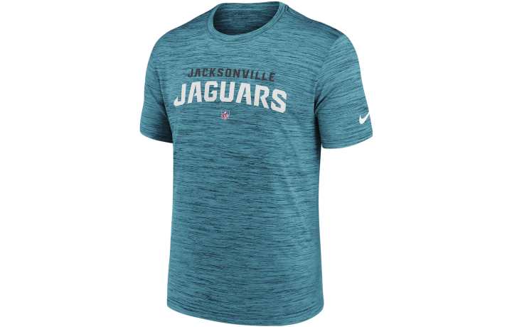 Nike Nike T Shirts Women's Cyan Crew Neck Moderate Straight Fit