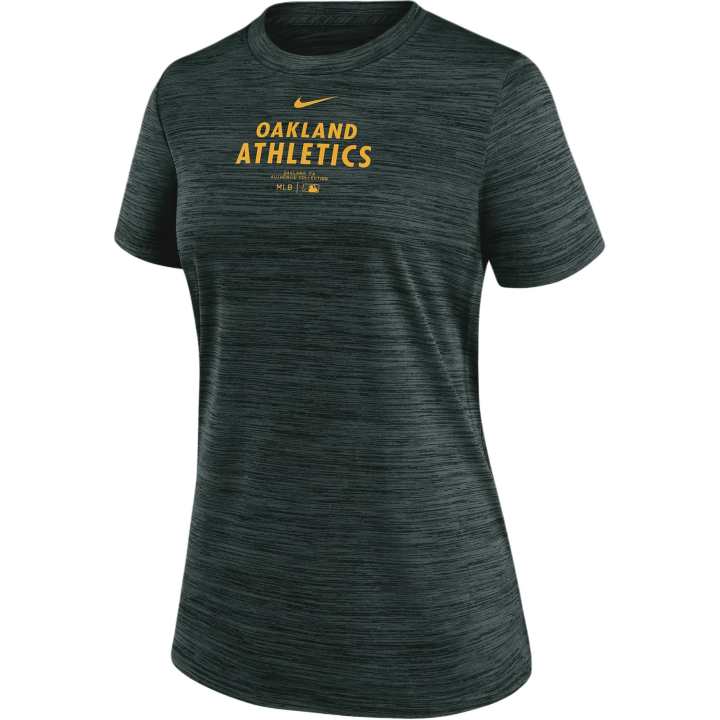 Nike Nike Oakland Athletics Authentic Collection Practice Velocity Women's Nike Dri FIT Mlb T Shirt