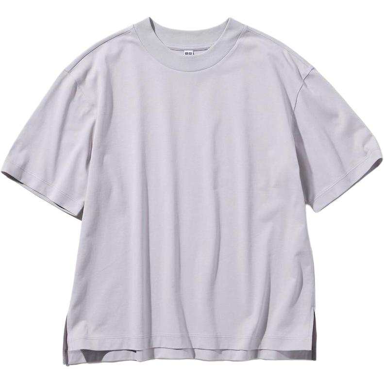 UNIQLO AIRism T Shirt Women's Light Gray