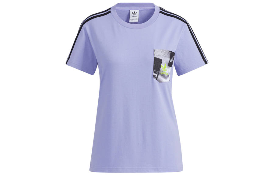 Adidas Originals T Shirt Women's Purple