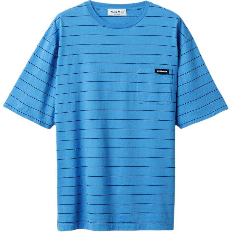 MIU MIU Regular T Shirt Women's Blue