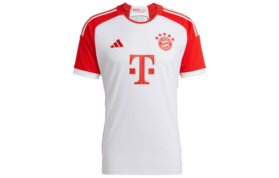 Adidas Adidas Bayern Munich Black Soccer Jersey Men's Red White Colorway