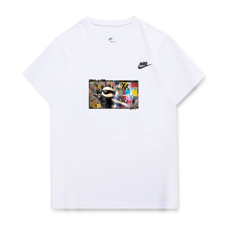 Nike Nike T Shirts Unisex White Crew Neck Moderate Straight Fit