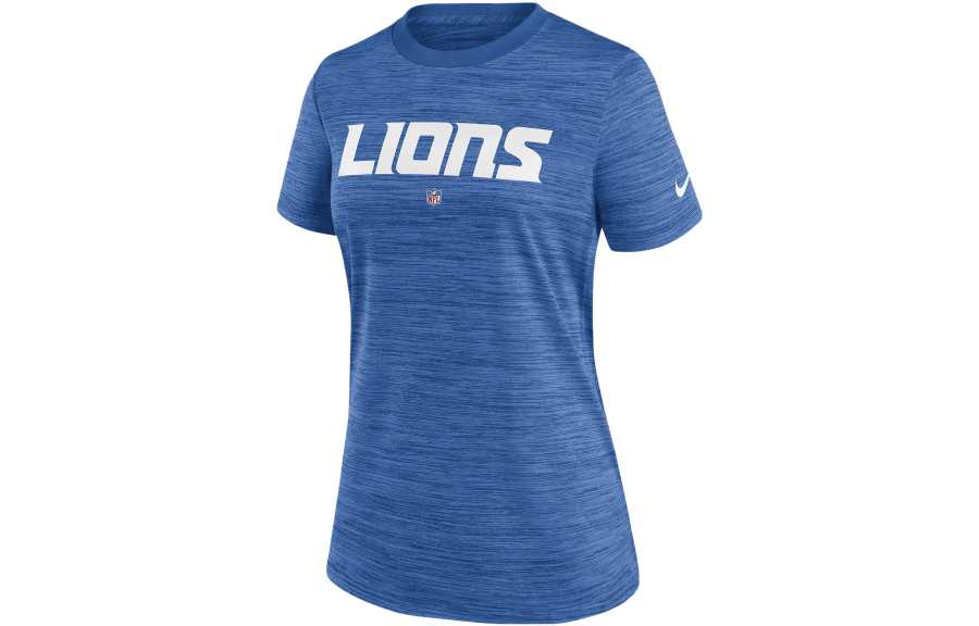 Nike Nike T Shirts Women's Blue Crew Neck Moderate Straight Fit