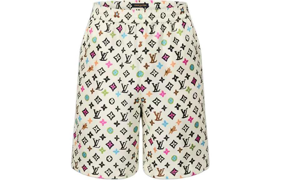 LOUIS VUITTON By Tyler The Creator Monogram Printed Silk Shorts