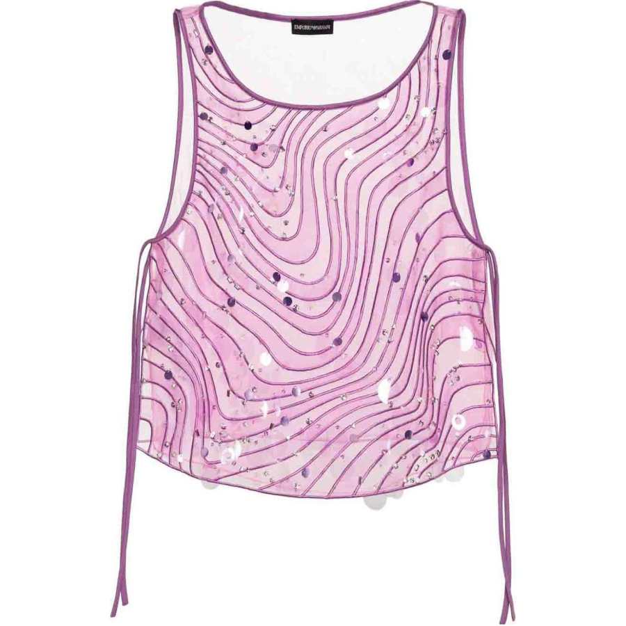 EMPORIO ARMANI Tank Top Women's Pink