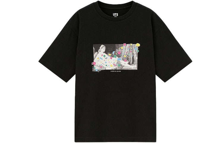 UNIQLO x LUFUGONGBOWUGUAN T Shirt Women's Black