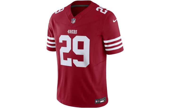 Nike Nike Soccer Jerseys Men's Red Moderate Straight Fit