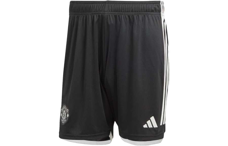 Adidas Adidas Manchester United Soccer Bottoms Men's Black Moderate Straight Fit Pants