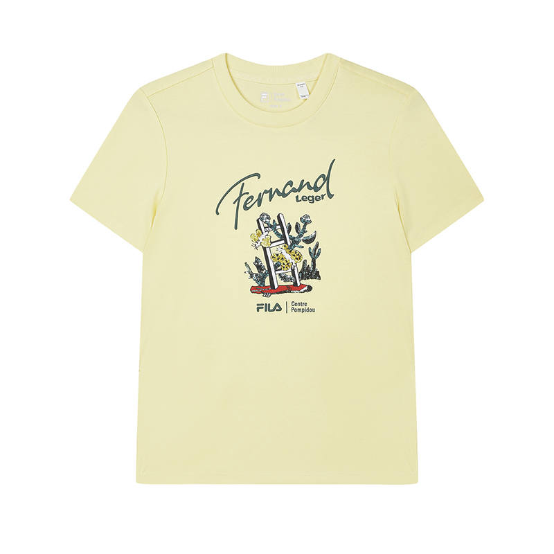 FILA T-Shirt Women's Light Gold Yellow