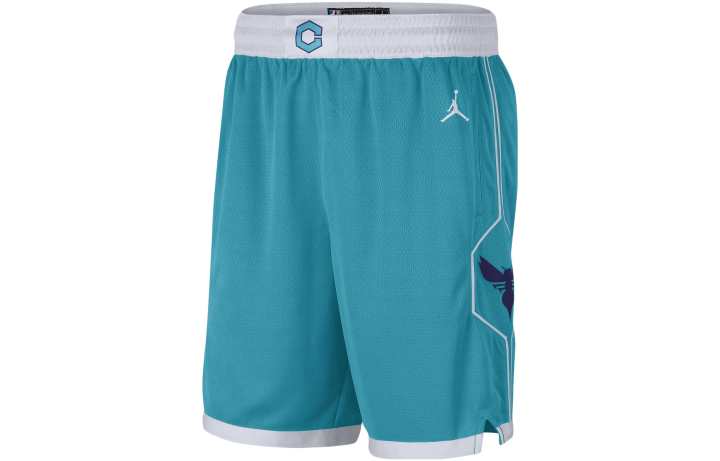 Jordan Jordan Bumblebee Team ICON Edition 2020 NBA Basketball Shorts Men's Blue Green
