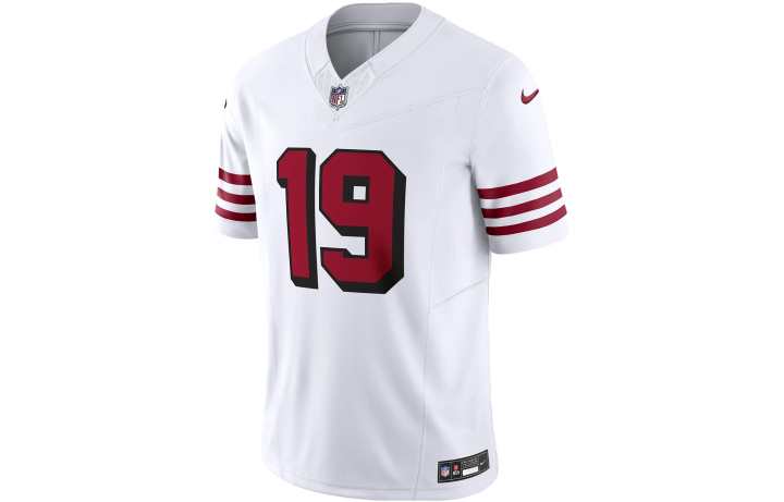 Nike Nike Soccer Jerseys Men's White Moderate Straight Fit