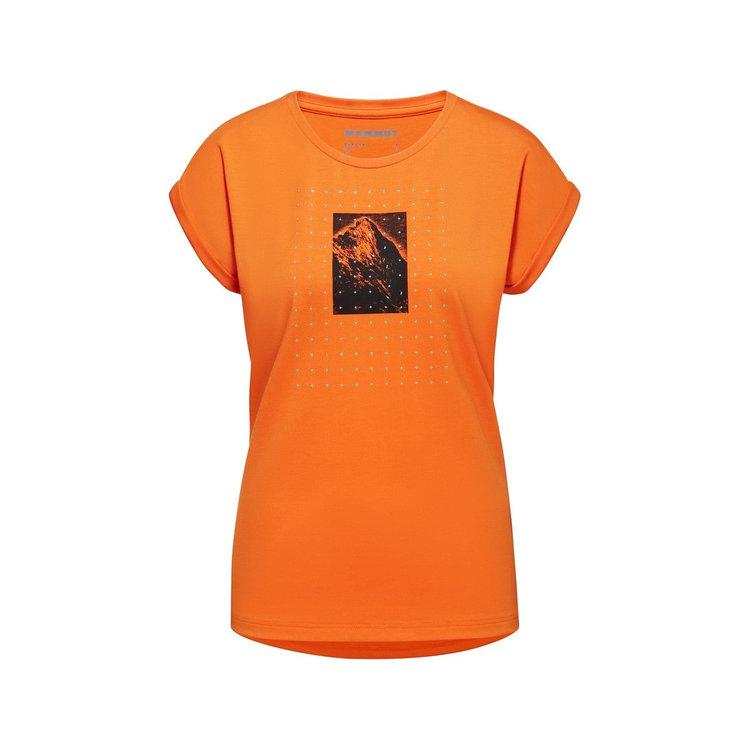 MAMMUT Eiger Regular T-Shirt Women's Summer Deep Orange