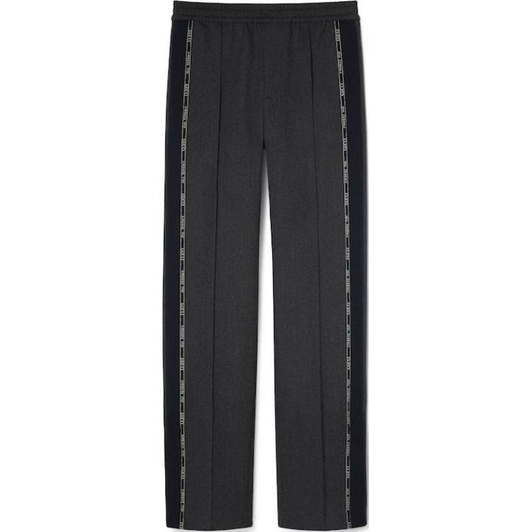 GUCCI Casual Pants Men's Dark Gray & Marine Blue