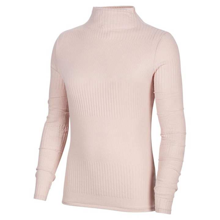 Nike Nike T Shirts Women's Pink Stand Collar Moderate