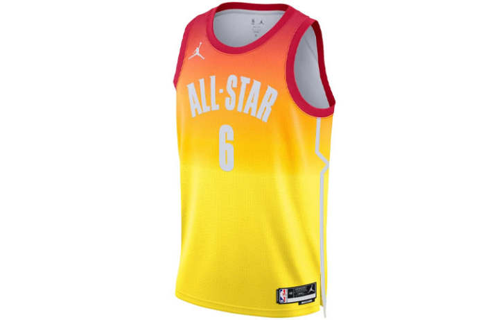 Jordan Jordan Basketball Jerseys Men's Orange Moderate Straight Fit