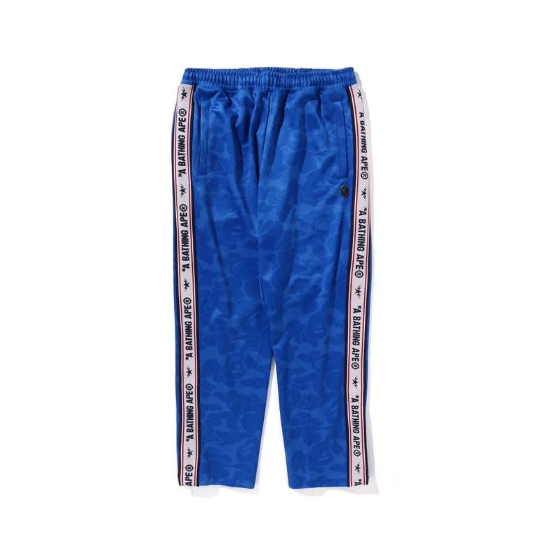 A BATHING APE A Bathing Ape solid camo one-point track pants