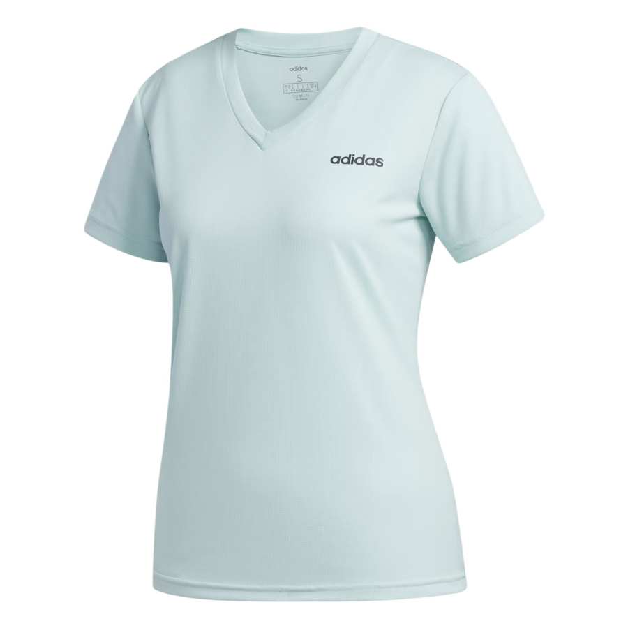 Adidas Adidas T Shirts Women's Green V Neck Moderate Other