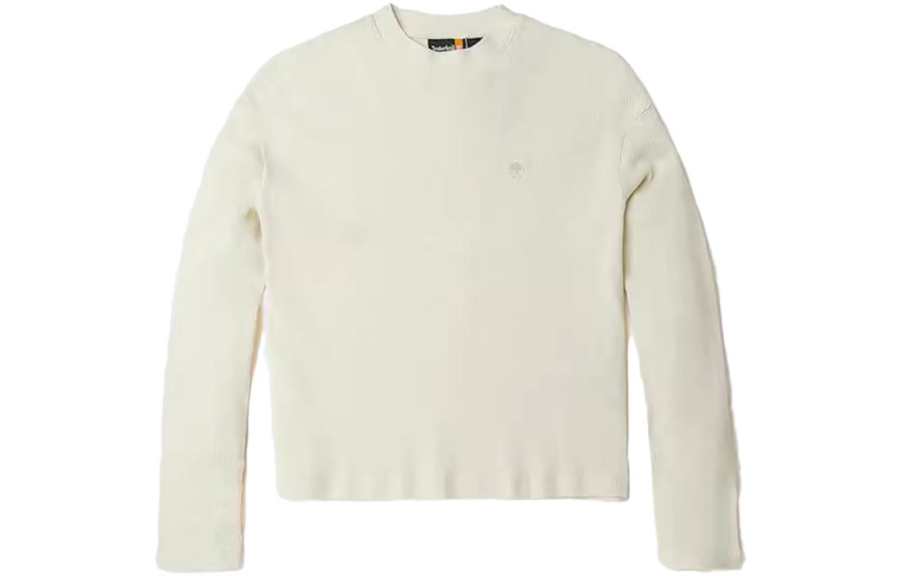 Timberland T Shirts Women's Vintage White Crew Neck Moderate Straight Fit