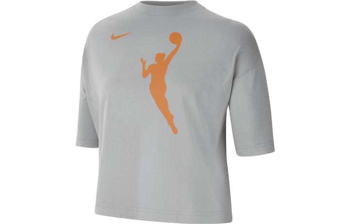 Nike Nike Drop Shoulder Sleeve T Shirt Women's Silver