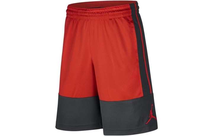 Jordan Jordan Basketball Shorts Men's Red Black Moderate Straight Fit Pants