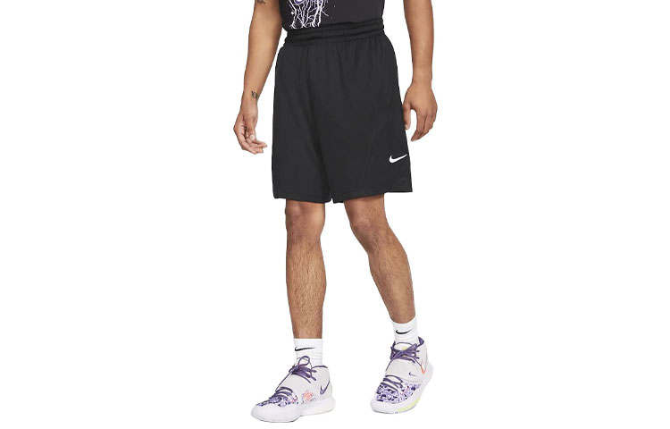 Nike Nike Basketball Shorts Men's Black Moderate Straight Fit Pants