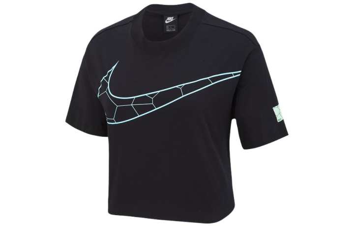 Nike Nike Drop Shoulder Sleeve T Shirt Women's Black
