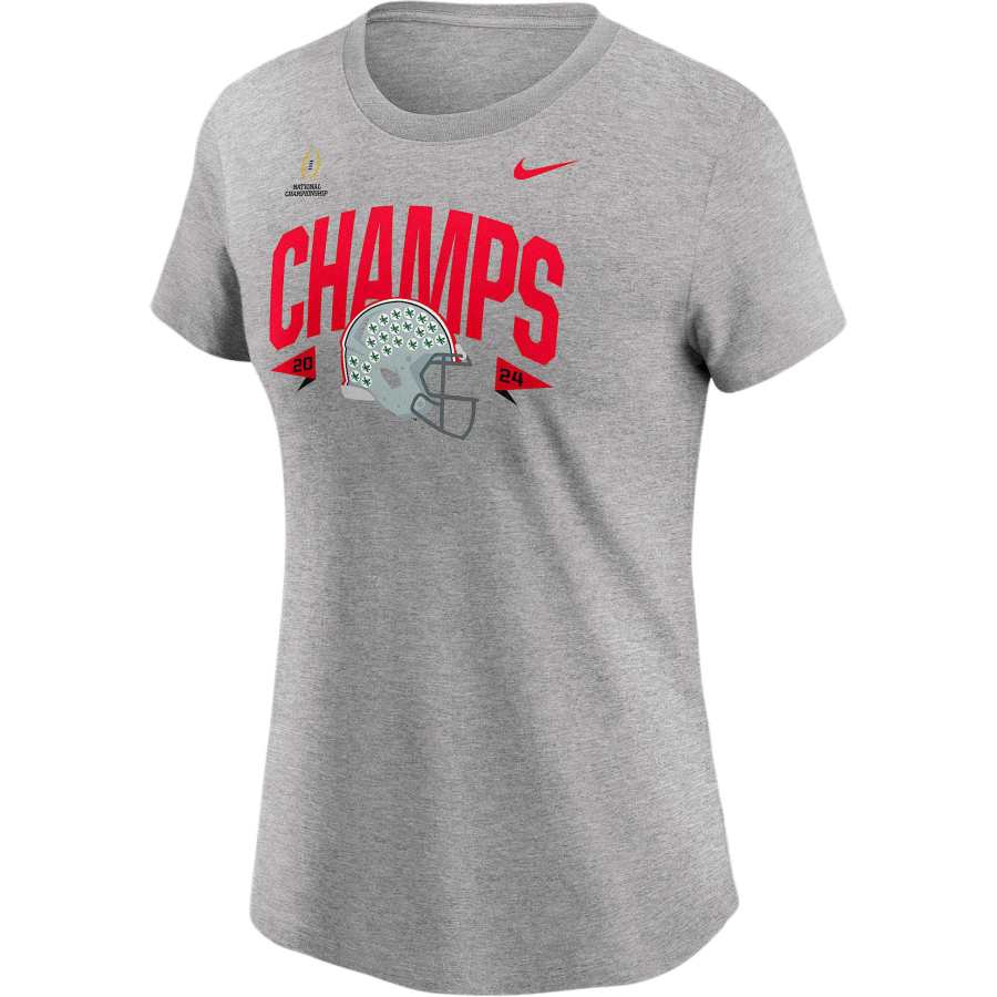 Nike Nike Ohio State Buckeyes 2025 College Football Playoff National Champions Helmet Women's Nike College T Shirt