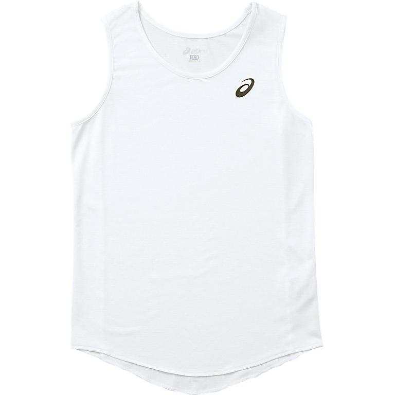 ASICS Tank Tops Women's White Crew Neck Moderate Other