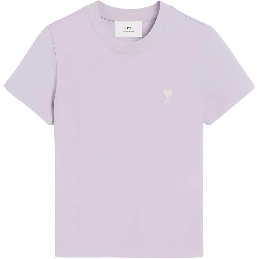 AMIPARIS Ami Paris Ami De Coeur Cropped T Shirt