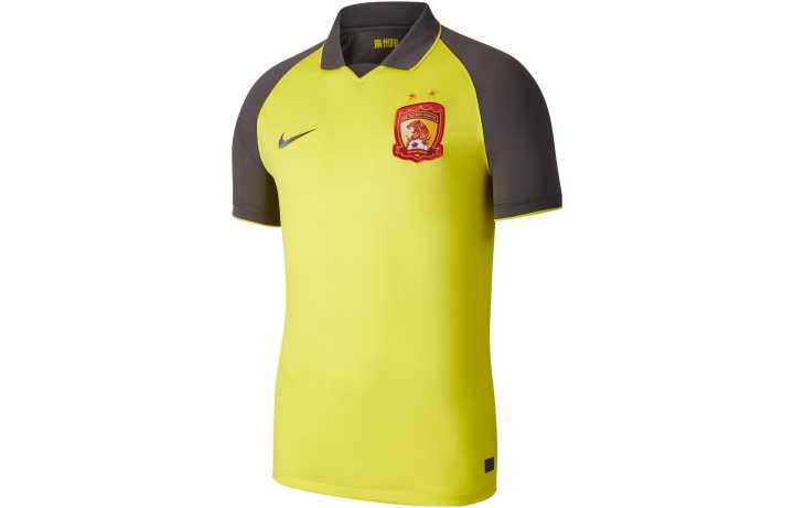 Nike Nike Guangzhou Team Soccer Jersey Fan Edition Men's Oupite Yellow