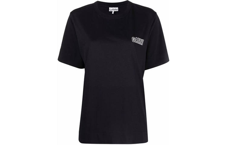 GANNI GANNI Software Jersey Tee 'Black'
