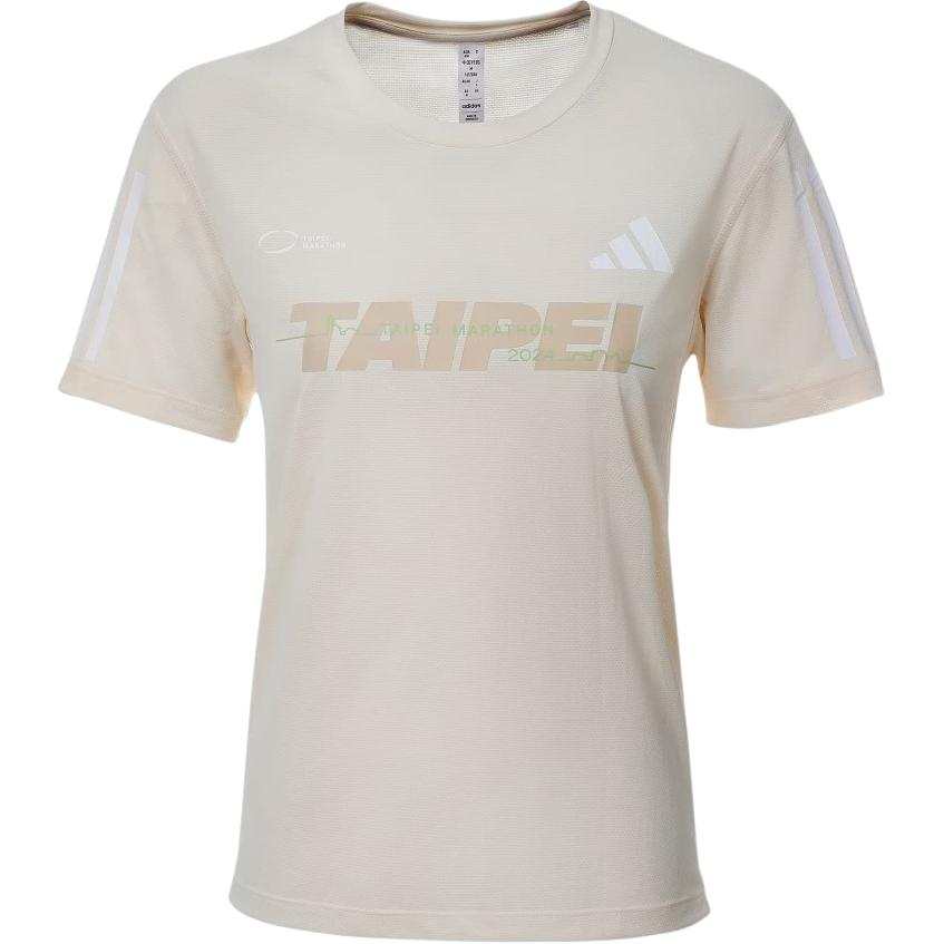 Adidas Adidas Clothing T Shirts Women's Ecru Crew Neck