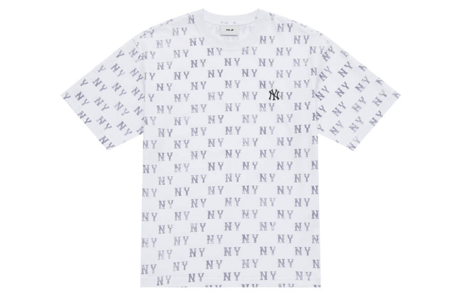 MLB MLB MONOGRAM SS25 T Shirt Unisex Gray