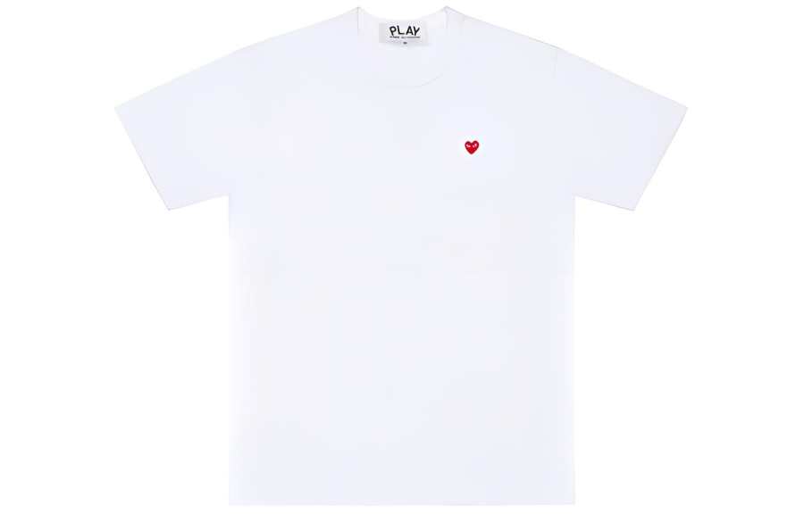 CDG Play Regular T Shirt Women's White
