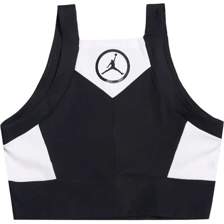 Jordan Jordan Tank Tops Women's Black Crew Neck Moderate Straight Fit