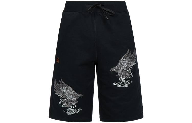 EVISU EVISU Sports Shorts Men's Black Moderate