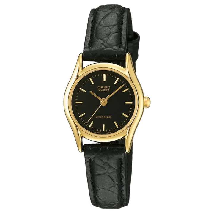 CASIO CASIO Women's Quartz Collection Water Resistant For Everyday Use Quartz Movement Leather Strap Watch