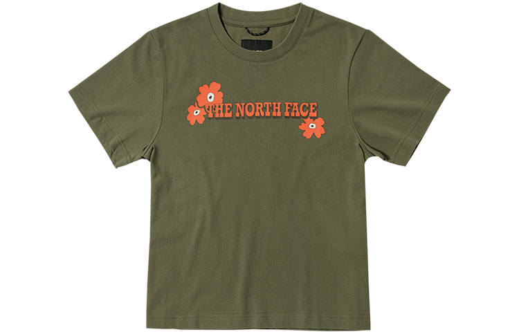 THE NORTH FACE Set in Sleeve T Shirt Women's Green