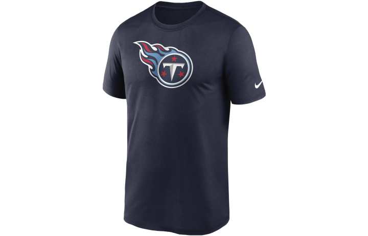 Nike Nike T Shirts Men's Blue Crew Neck Moderate
